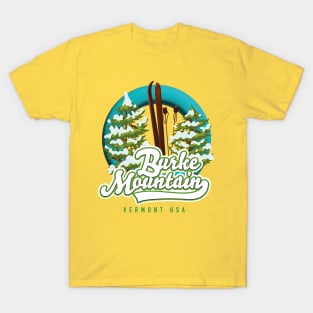 Burke mountain vermont us ski logo T-Shirt